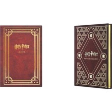 Mabbels Harry Potter Ajanda ve Haftalık Planlayıcı 2 Parça Kırmızı Renkli Ölçülerle