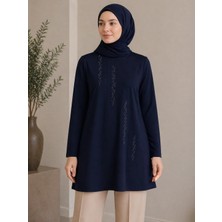 Mutlu City Orta Taş ve Üzeri Anne Penye Tunik 30643