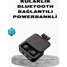 Najmaddin Powerbank Özellikli Bluetooth Kablosuz Kulaklık – Dokunmatik Kontrol, Uzun Pil Ömrü,