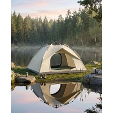 xirshop 2 3 Kişilik Otomatik Kamp Çadırı Suya Dayanıklı Çift Astarlı Outdoor Çadır