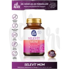 Dr. Henri Selevit Mom Multivitamin Multimineral ve Omega 3 30 Kapsül