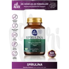 Dr. Henri Spirulina İçeren Takviye Edici Gıda 60 Kapsül 660 mg