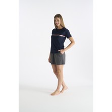 U.s. Polo Assn. 20194 Kadın Şort Pijama Takım