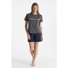 U.s. Polo Assn. 20194 Kadın Şort Pijama Takım