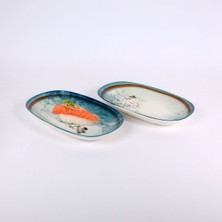 Güral Porselen Enternasyonel 2 Parça 29 cm Kayık Tabak 1341