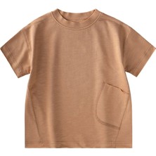 Cigit T-Shirt 1-8 Yaş Camel
