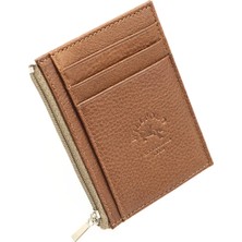 Willpolo 85 Hakiki Deri Fermuar Bölmeli  Bozuk Para Bölmeli Kadın Erkek Kartlık Cüzdan