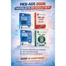 Anla Kazan Yayınları Indeks Meb-Ags Sayısal Yetenek Soru Bankası + Deneme & Pegem Meb Ags Sözel Yetenek Sayısal Yetenek Soru Bankası  + Deneme Seti