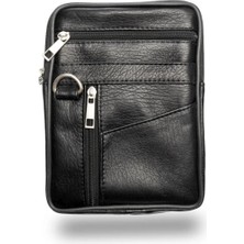 Willpolo Hakiki Deri Siyah Hakiki Deri Askılı Erkek Omuz Çantası Postacı Çanta