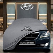 ULTRASHOP Hyundai Centennial Gri Kumaş Oto Branda Araca Özel Penye Araba Brandası Araç Örtüsü