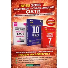 Anla Kazan Yayınları Pegem 2026 Kpss Gkgy Türkiye Geneli 1-2-3 (3'lü Deneme Seti) & Kpss Gkgy 10 Deneme & Kpss Çıkmış Sorular Seti
