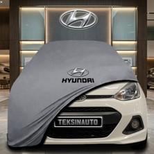 ULTRASHOP Hyundai I20 Active (2016-2018) Gri Kumaş Oto Branda Araca Özel Penye Araba Brandası Araç Örtüsü