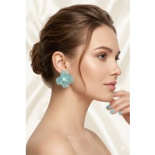 Tılsım Accesories Çiçek Küpe Incili