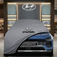 ULTRASHOP Hyundai Bayon Gri Kumaş Oto Branda Araca Özel Penye Araba Brandası Araç Örtüsü
