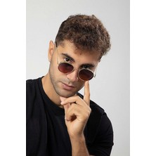 Clodi Premium Seri Gold Metal Çerçeveli Erkek Güneş Gözlüğü - UV400 Korumalı Yeni Sezon Trend Model (Kutulu)