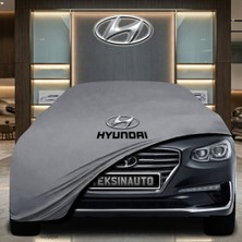ULTRASHOP Hyundai Grandeur (2019-) Gri Kumaş Oto Branda Araca Özel Penye Araba Brandası Araç Örtüsü
