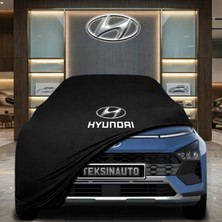 ULTRASHOP Hyundai Bayon Siyah Kumaş Oto Branda Araca Özel Penye Araba Brandası Araç Örtüsü