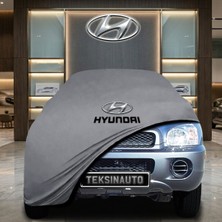 ULTRASHOP Hyundai Santa Fe1 (2000-2006) Gri Kumaş Oto Branda Araca Özel Penye Araba Brandası Araç Örtüsü