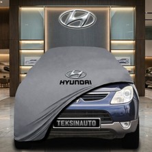 ULTRASHOP Hyundai IX55 Gri Kumaş Oto Branda Araca Özel Penye Araba Brandası Araç Örtüsü