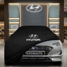 ULTRASHOP Hyundai Sonata (Dn8) (2019- ) Siyah Kumaş Oto Branda Araca Özel Penye Araba Brandası Araç Örtüsü