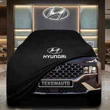 ULTRASHOP Hyundai Santa Fe4 (2018 ) Siyah Kumaş Oto Branda Araca Özel Penye Araba Brandası Araç Örtüsü