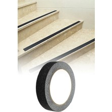 Omilife Kaydırmaz Bant 5 Metre 2 5 cm Kendinden Yapışkanlı Güvenli Zemin Şeridi Siyah