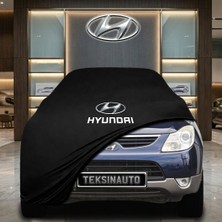 ULTRASHOP Hyundai IX55 Siyah Kumaş Oto Branda Araca Özel Penye Araba Brandası Araç Örtüsü