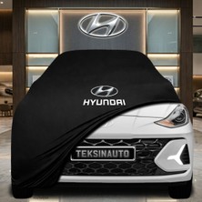 ULTRASHOP Hyundai Grand I10 Hatchback Siyah Kumaş Oto Branda Araca Özel Penye Araba Brandası Araç Örtüsü