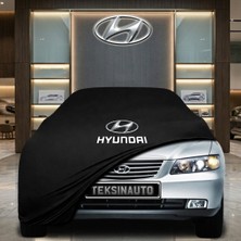 ULTRASHOP Hyundai Grandeur (2005-2016) Siyah Kumaş Oto Branda Araca Özel Penye Araba Brandası Araç Örtüsü