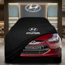 ULTRASHOP Hyundai IX20 Hatchback Siyah Kumaş Oto Branda Araca Özel Penye Araba Brandası Araç Örtüsü