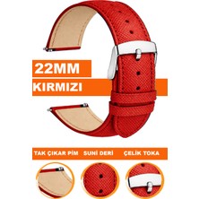  huawei watch gt gt2 gt3 gt4 gt5 pro saat uyumlu 22mm baskılı deri saat kordonu al11ımp-22mm