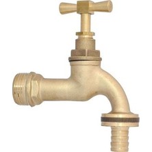 Filo Rekorlu Bahçe & Lavabo Sarı Terkos Musluk (1/2 - 3/4) Seçenekli