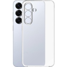 Bzontech Samsung Galaxy S25 Fe Ile Uyumlu Kılıf Şeffaf Kamera Korumalı 3D