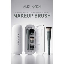 Alix Avien Çok Amaçlı Döner Başlıklı Pilli Makyaj Fırçası - Rotating Magnetic Multifunctional Makeup Brush
