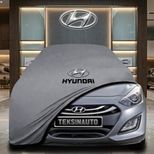 ULTRASHOP Hyundai I30 Station Wagon (2012-2017) Gri Kumaş Oto Branda Araca Özel Penye Araba Brandası Araç Örtüsü