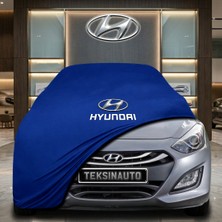 ULTRASHOP Hyundai I30 Station Wagon (2012-2017) Mavi Kumaş Oto Branda Araca Özel Penye Araba Brandası Araç Örtüsü