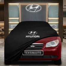 ULTRASHOP Hyundai Elantra Sedan (2006-2011) Siyah Kumaş Oto Branda Araca Özel Penye Araba Brandası Araç Örtüsü