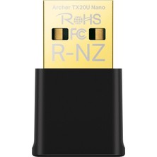  tp-link archer tx20u nano 1200 mbps wifi 6 kablosuz usb adaptör ax1800