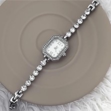 Famemus Accessory Sonsuz Işıltı Kristal Bileklik Kol Saati