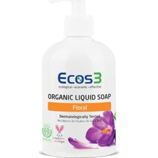 Ecos3 Organik Sıvı Sabun Floral 500 ml