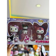 Pop Hello Kitty ve Kuromi 3'lü Figür ve Aksesuarlar