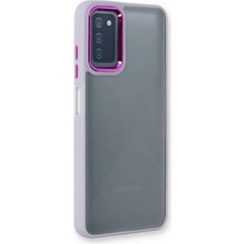 Newface Muratech New  Galaxy A03S Kılıf Dora Kapak - Lila