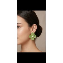 Tılsım Accesories Çiçek Küpe Incili