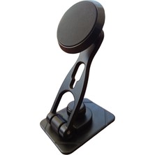 Norino Mıknatıslı Yapışkanlı 360 Dereceli Telefon Tutacağı Tutucu Siyah