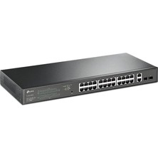 Norino Tp-Lınk TL-SG1428PE 24 Port Gıgabıt + 2xgıgabıt RJ45/SFP Uplınk Yönetilebilir 250W Poe Rackmount Swıtch