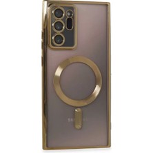 Sh Ticaret Galaxy Note 20 Kılıf Kross Magneticsafe Kapak - Gold