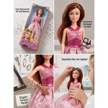 Mavi Su Dünyası Pembe Elbiseli Model Bebek 30 cm Model Oyuncak Bebek Model Bebek