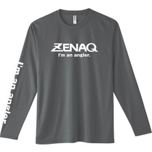Zenaq Dry Long T-Shirt (Zenaq Logo Dark Grey / L)