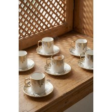 Ac Adelina 6 Kişilik Kahve Fincan Takımı - 90 ml