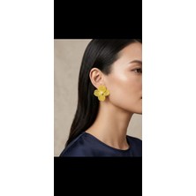 Tılsım Accesories Çiçek Küpe Incili